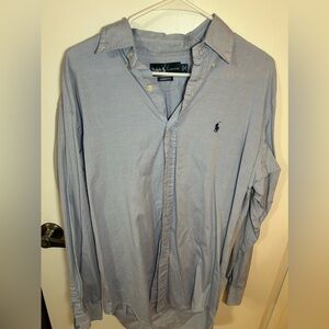 Ralph Lauren Light Blue Button Down | Size 16 34/35 | Yarmouth Fit